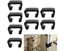 8 stuks - Meubelklemmen - Buitenbankconnectoren - Klemmen voor rieten meubels/stoelen - Geschikt voor tuinterrasbank - Eenvoudig te installeren en te verwijderen