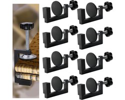 8 stuks verstelbare clips voor tuinmeubelen - klemmen voor rotan tuinmeubelen - klemmen voor rotan tuinstoelen - bevestigingsmiddelen voor hoekbanken en bankmeubelen - clips voor het bij elkaar houden van meubels