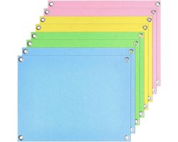 8 Stuks Vilten Bord in 4 Kleuren - Opvouwbaar Klaslokaal Flanellen Bord voor Verhalen, 40 x 30 cm, Met Pin Houder en Gaten voor Wanddecoratie en Organisatie