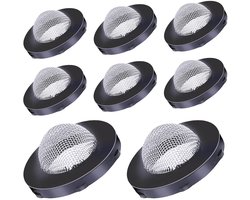 8 stuks waterkraanzeefafdichting - O-ring afdichting - douche - roestvrij staal - slangafdichting - rubberen schijf - mesh-rubberen afdichting - afdichtringen met zeef voor 3/4 inch tuinslang douchekop - tuinaccessoires - waterdicht