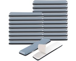 8 stuks Zelfklevende meubelglijders – 10 x 2,5 cm – Meubelglijders/-pads voor tafels en stoelen – Stootkussentjes voor hoeken van keukentafels – Vloerbeschermers – Beschermt meubels, vloeren en meer