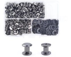80 Stuks Chicago Schrauben voor Luggage en Meubel Reparatie