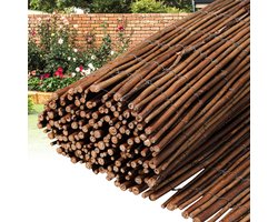 80 x 300 cm Wilgen Hekwerk – Decoratieve Tuinmat Buiten