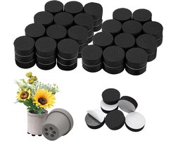 80pcs Onzichtbare Tuinpotmat - Antislip Plant Pot Verhogers met Sterke Hechting - EVA Schuim Bloempot Voeten Pads voor Binnenplanten en Buitenpotten - Betere Waterafvoer