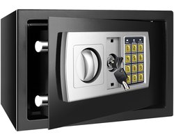 8,5 L Middelgrote Digitale Kluis, Value Safe Elektronische Kluis Voor Thuis, Kluisje, Geldkistje, Beveiligingskistje Van Massief Staal Voor op Kantoor of Thuis