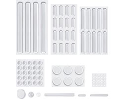 86 stuks Transparant Siliconen Pad | Elastische Buffers voor Meubels, Kasten en Deuren .