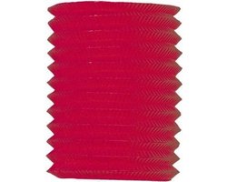 8x Treklampion rood 20 cm - Lampionnen voor tuinfeesten en themafeesten - Tuindecoratie/woondecoratie