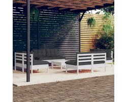 9-delige tuinmeubelset met antraciet kussen grenenhout outdoor meubelsets terrasmeubelsets tuinmeubelsets tuinmeubelsets balkonmeubelsets voor terras, tuin, balkon