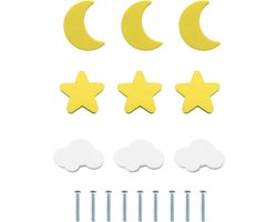9 Stuks Handgrepen Voor Deurtjes - Zachte Deurgreep - Rubber - Kinderbescherming - Kastgrepen - Handgreep Badkamer - Handvaten Kast - Handgreep Kast - Handgreep Keukenkastjes - Geschikt Voor Nachtkastjes, Kledingkasten, Kasten, Kasten