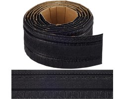 90 x 3,1 inch Peel en Stick Behang Grens - Zwarte Kroon Molding - Zelfklevende Flexibele 3D Plint Trim - Spiegel Kleverige Muur Rand Base Lines - Foam voor Hotel Thuis Badkamer DIY Decor