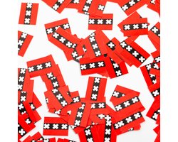 900 stuks Tafel confetti papier Amsterdam - Hapjes Cocktail Tapas Zomer Terras EK WK Voetbal Decoratie Tafelconfetti