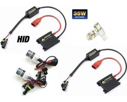 9012 HIR2 Xenon Slim Ballast HID inbouw Set 8000K & Gratis Led