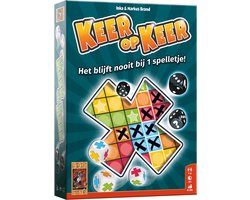 999 Games - Keer op Keer - Dobbelspel - Hét dobbelspel voor het hele gezin - Gezelschapsspel - Familiespel - Educatief spel - Klein cadeautje