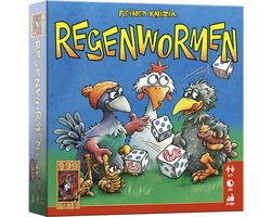 999 Games - Regenwormen - Dobbelspel - Eenvoudig te leren, snel te spelen - Familiespel - Gezelschapsspel - Educatief spel - Kinderspel - Klein cadeautje