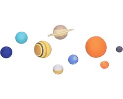 9Pcs Solar System Model Kit - Planet Model - Astronomie - STEM - Ruimte - Leren voor Kinderen - Educatief voor Jongens en Meisjes