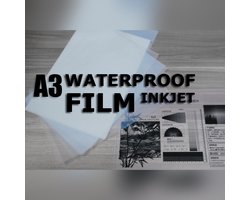 A3 Transparanten voor Inkjet: Watervast | Double-Coated | High definition -  voor professionele grafische technieken (transparanten, transparant papier, transparantsheets, transparent sheets)