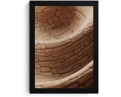 A4 Fotolijst, Abstract Steen Textuur Kunst, Hoge Resolutie Print, MDF Frame, Acryl Glas, Wall Art, Ingelijst Kunstwerk, Decoratie, Keywords