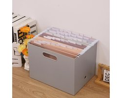 A4 Hangmappen Set - 25 Stuks met Tabbladen en Inzetstukken | Morandi Kleurenmix | Duurzame Recyclebare Papier Archiefmappen voor Kantoorkasten, Ladeblokken en Documente