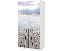 Aadoorable Meubelsticker 'Steiger' voor IKEA Pax kast - 201x100 cm