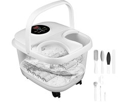 Aafinity Voetenbad - Voetbad - Voetenmassageapparaat - Spa - Wellness - watertemperatuur tussen 38 en 48 graden - Wit - 450W