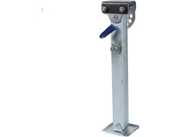 Aanhanger Stabilisatorpoten - Caravan Steunen - Stabiel Parkeren - 180 Graden Kantelbaar - 300-368mm - Zilver