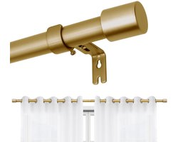 Aanpasbare gordijnroede - stevig en elegant - 1 stuk - metaal