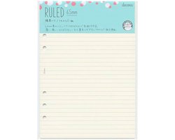 Aanvulling / Navulling 40 Vel = 80 Pagina's Tomoe River Gelinieerd Ivory Papier compatible met A5 Kalpa, Succes en Filofax Organizers, Clipbooks.