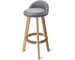 AAPIE Bar Stools Wooden Bar Chairs with Backs High Stool Counter Height Stools Counter Stool Dining Chairs for Kitchen Living Room