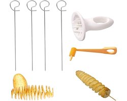 Aardappel Spiraalsnijder – Spiraal Aardappel Draaier – Voor Barbecue, Frituren, Feestjes, Kamperen en Keuken