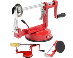 Aardappel Twister Spiraal Snijder - aardappel snijder - chips twister - rood