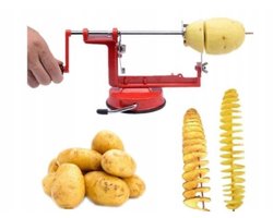 Aardappel Twister Spiraal Snijder -Rood