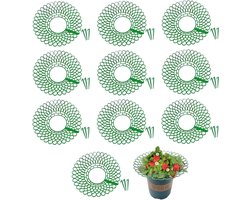 Aardbeienplantensteunen - Set van 10 stuks - Aardbeienrek voor bescherming tegen stof en slakken - Creëert veilige afstand tot grond.