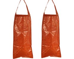 Aardbeienplantzakken (Set van 2) — Hangende plantenbakken / Kweekzakken — Plantzakken / Bloempotten — Voorzien van meerdere plantvakken — Ideaal voor het kweken van aardbeien, groenten, bloemen en meer — De perfecte keuze voor in de tuin — 25 x 60 cm