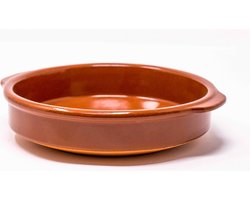 Aardewerk Stoofschotel, Ovenschaal, Cazuela, 20cm met handvaten, CN200R