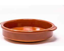 Aardewerk Stoofschotel, Ovenschaal, Cazuela, 25cm met handvaten