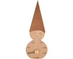 AARIKKA - SAUNATHERMOMETER - 33x12CM - HOUT en METAAL