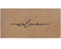 AAZZKANG Welkomstmatten voor de voordeur Groot 120 x 45 cm met antislip rubberen achterkant Eenvoudige, schone deurmat voor drukbezochte binnenruimtes Buitendeurmat