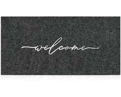 AAZZKANG Welkomstmatten voor de voordeur Groot 120 x 45 cm met antislip rubberen achterkant Eenvoudige, schone deurmat voor drukbezochte binnenruimtes Buitendeurmat