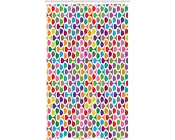 ABAKUHAUS Abstracte Douchegordijn – 120x180 cm – Multicolor, Polyester