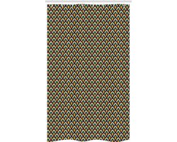 ABAKUHAUS Douchovoorhang – 120x180 cm – Stoffen – Multicolor Strepen