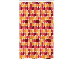 ABAKUHAUS Jaargang – Douchegordijn 120x180 cm – geel/oranje – Waterafstotend