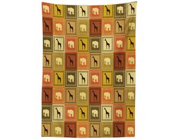 ABAKUHAUS Tafellaken – 140x200 cm – Satijnmix, machinewasbaar, multicolor