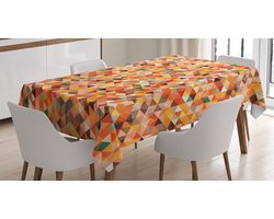 ABAKUHAUS Trippy Tafelkleed – 140x170 cm – Satin, machinewasbaar, kleurvast