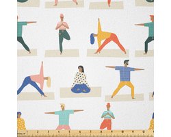 ABAKUHAUS Yoga kan worden verlengd met Elestan voor doe-het-zelf en naaiwerk, Elestan voor doe-het-zelf en naaiwerk, 2Meters, Beige Brown Orange