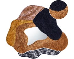 ABASZA - Wandspiegel - Meerkleurig - Katoen