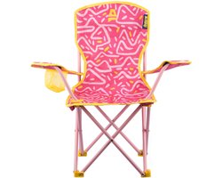 Abbey Camp Campingstoel Kind - Kinderstoel Inklapbaar - Roze