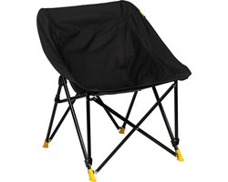 Abbey Camp Opvouwbare Kuipstoel - Campingstoel - Zwart