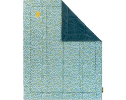 Abbey Camp Picknickkleed - Gevoerd picknick plaid - 140x180 cm - Blauw