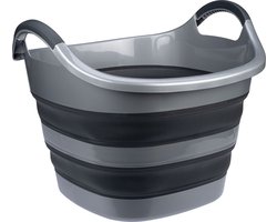 Abbey Camp Wasmand - Opvouwbaar - Grijs - 50 Liter - 56.7 x 60 x 44.4 cm