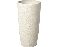 ABDERA - Plantenbak - Lichtbeige - 23 cm - Stenenmix